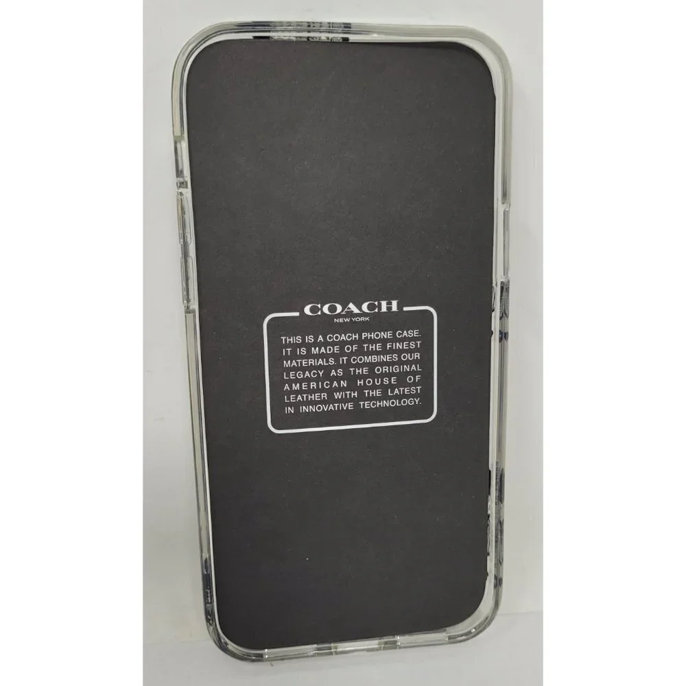 Coach Protective Case for Apple iPhone 12 / iPhone 12 Pro - Desert Tulip Black